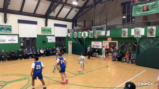 It was an exciting game at the 45th Annual St James Basketball Tournament last night! Congratulations to our undefeated Boys Varsity team who won last night, in double overtime, 46-45 against St. Mark School. Both teams played a great game! Congratulations players & coaches! #hawkpride💚 #CYObasketball #varsityboys #youthbasketball | St. James School, Stratford