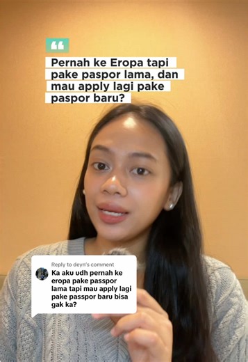 Replying to @deyn Pernah ke Eropa pakai paspor lama, lalu sekarang mau apply visa lagi pakai paspor baru? Bisa. Dan ini aman. Travel history kamu tetap dihitung, meskipun nomor paspor berbeda. Syaratnya cuma satu: paspor lama wajib dilampirkan dan dibawa saat biometrik. Bahkan, riwayat perjalanan ke Eropa bisa jadi nilai plus dan memperbesar peluang dapat visa multiple entry. Masih ada pertanyaan soal visa? Tulis di kolom komentar 👇 #govisa #jasavisa #visaschengen #paspor