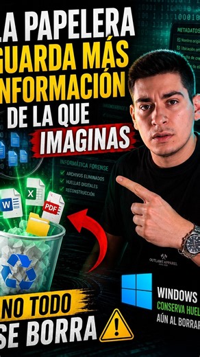 La papelera guarda más información de la que imaginas 😳 #shorts #shortviral