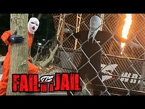 CONVICT ESCAPES PRISON to STOP SLENDERMAN In Extreme Rules STEEL CAGE Match!