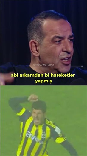 Bünyamin Gezer recounts an incident he experienced on the pitch with Emre Belözoğlu.