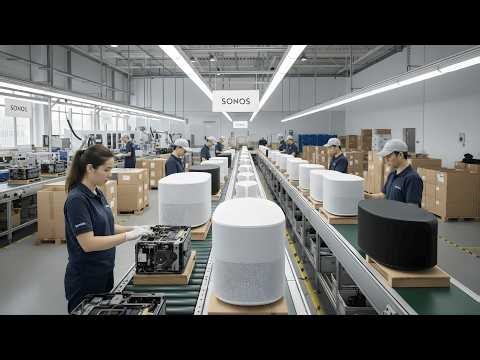 How Sonos Five Speakers Are Made — Inside a Smart Speaker Factory