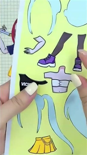 Kpop Demon Hunters HUNTRIX MIRA andMIRA BABY - Sticker Book DIY #golden #huntrix #sajaboys #viral