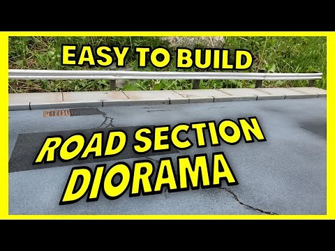 New, EASY to build Road Section DIORAMA!
