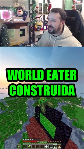 World Eater Construida! #minecraft #minecrafttutorial #minecraftbuilding #minecraftmemes #gaming