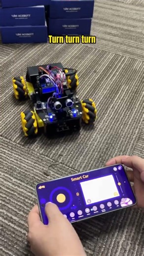 Programming robot car obstacle detection hands-on lesson #stemlearning #gadgets