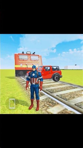 Superman kills Black Superman With Train indianbikedriving3d 🤬 #150 #shorts #gaming #viral #gta5