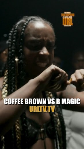 SMACK/URLTV.TV on Instagram: "🚨 THE VAULT IS OPEN! 🚨 We're starting to release extended clips & highlights from app-only and unreleased battles as a thank you to the fans! SNEAK PEEK: Coffee Brown vs B Magic 🔥🔥🔥 What battle do you NEED to see clips, rounds, or highlights from next? #urltv #youcantcopyrespect #battlerap #appgang"