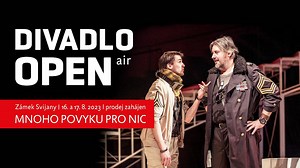 To bude! A hned dvakrát! Ve středu 16. a ve čtvrtek 17. srpna vždy od 20.30 zahrajeme Mnoho povyku pro nic v rámci Open Air na Zámek Svijany. 🍺 Václav s Tomášem mají jasno, bude to nádhera. 👏 A vy taky můžete mít jasno, lístky jsou už v prodeji! 🔗 www.saldovo-divadlo.cz/program/detail-predstaveni/r/4948/open-air-na-zamku-svijany-mnoho-povyku-pro-nic | Divadlo F. X. Šaldy Liberec