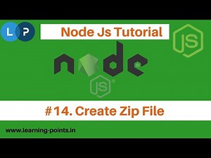 Create Zip File using Node Js | Transform Stream | Node js Tutorial | Learning Points