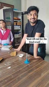 Amazing Science Experiment🔥 | Burning Magnesium Ribbon 😲 | Classroom Demo class 10| #scienceshorts