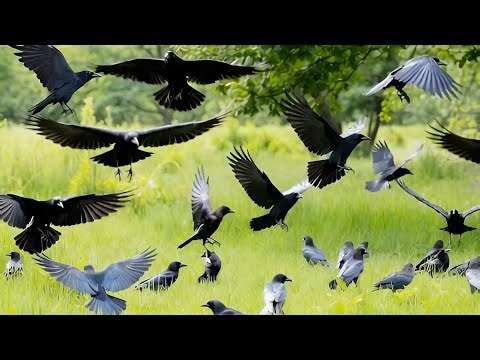 REAL Crow Sounds Video That Will Give You Chills 🐦 | HD Cawing Audio