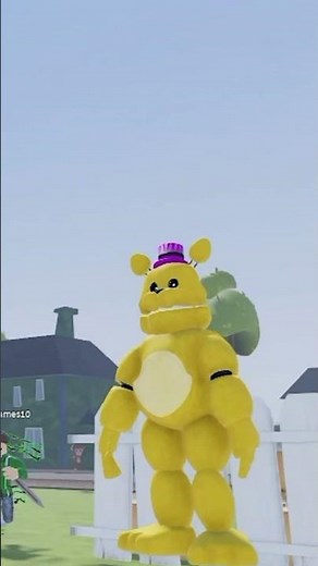 Hello Neighbor Fredbear Mod in ROBLOX😱 #fnaf #gaming #roblox