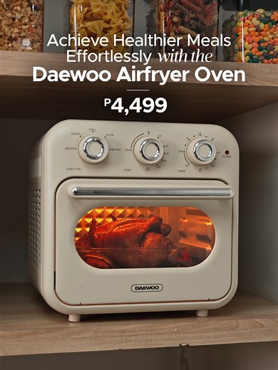 Cook Healthier Meals with Daewoo Airfryer Oven