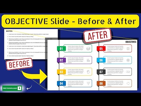 This Objective Slide Was Terrible… Until I Redesigned It in PowerPoint (Before & After)