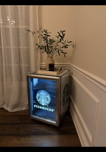 I’ve actually been wanting a mini fridge for awhile for all my fun drinks!!! Im SO excited about this! ☕️🤭