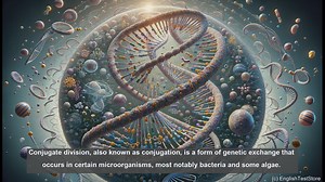 Conjugate division in biology