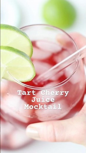 Easy Tart Cherry Juice Mocktail Recipe