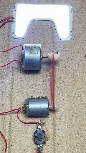 dc to dc motor generator experiment #dcgenerator #dcmotor