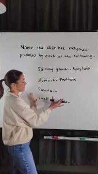 GCSE Biology Name the digestive enzymes #lauradoesbiology #myedspace #biology #gcse#myedspacebiology