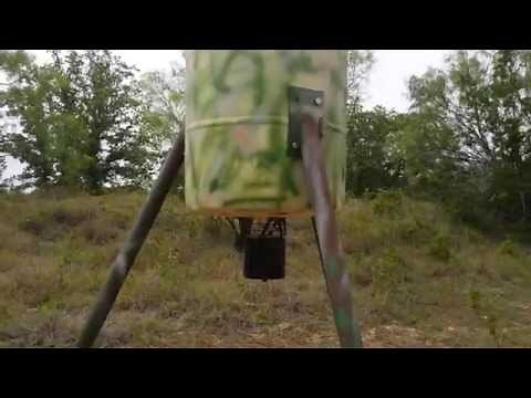 Build your own homemade deer feeder