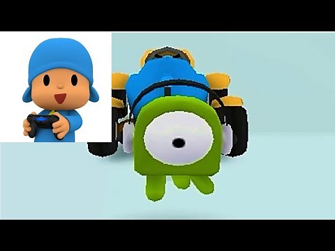 Green Alien Pocoyo Racing Mirrored Pipes