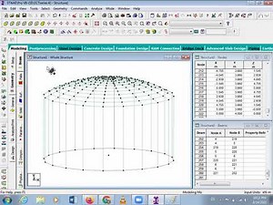 Overhead Water Tank Design by STAAD PRO Tutorial Civil engineering