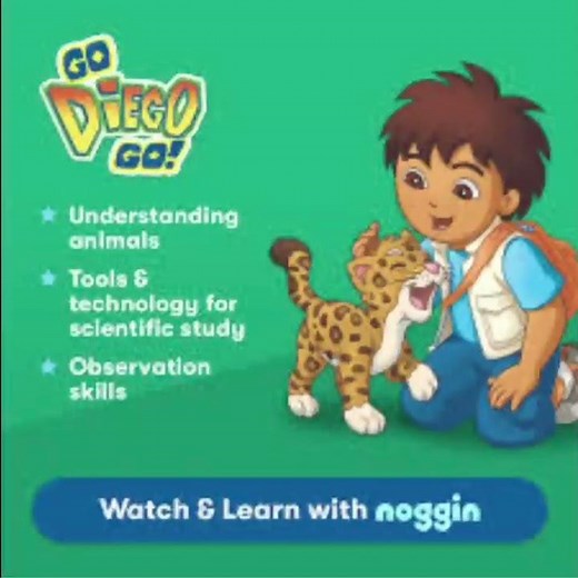 Noggin go Diego go curriculum board 2021