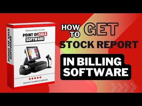 How to get Stock Report in KEYPOS Billing SOFTWARE
