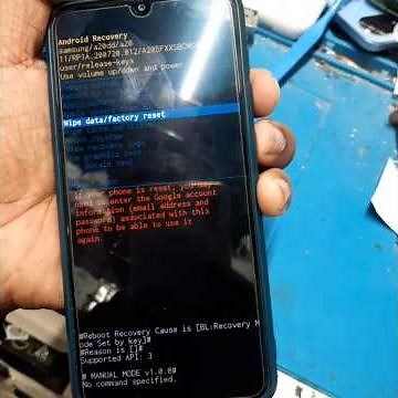 How to Hard Reset Samsung Galaxy A20-Forgot Password