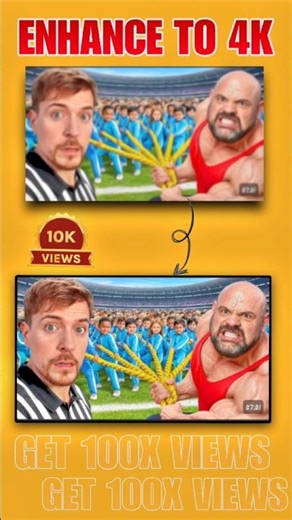 🔥 Enhance Thumbnail Quality Like a Pro! 😎 | #YouTubeTips #4K #Shorts