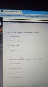 Just-In-Time manufacturing reduces:Inventory costsProduction... | Filo