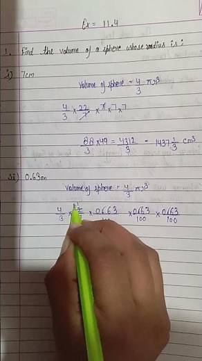 class 9th maths chapter 11 ex 11.4 question no 1