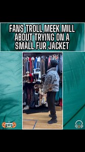 1.6K views | Meek Mill trying to fit in a small jacket | PreciseEarz.com | Facebook