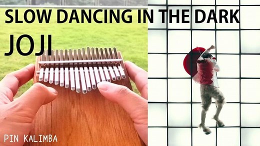 Slow Dancing In The Dark - Joji Kalimba Tabs Letter & Number Notes Tutorial - KalimbaTabs.net