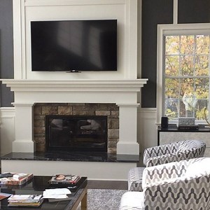 3.8K views · 32 reactions | The MantelMount #MM700 Pro Mount with our #RB100 Recess Box. 1.75” Flush-To-Wall Pull Down TV Mounting AND fun for the whole family! :) MantelMount.com | MantelMount | Facebook