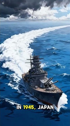 The Biggest Battleship Ever Built 😳 | Japan’s Yamato #shorts #history #ww2