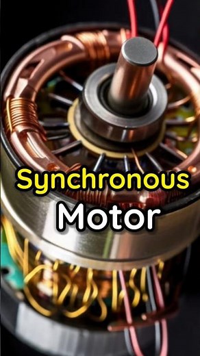 💪🔥How a Synchronous Motor Works | Synchronous Motor working principle #shorts #youtubeshorts
