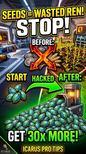 Stop Wasting Ren on Seeds in Icarus! #IcarusGame #SurvivalGame #GamingTips