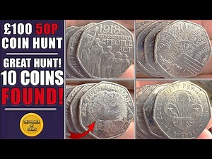 Unbelievable Coin Hunt: 10 Special 50p Coins Found! 🪙🎉