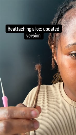 Belle on Instagram: "A few people have expressed that they haven’t been successful at reattaching their locs—-I hope this helps. Ps. I didn’t get the concept of reattaching a loc on the first try, or the second or even the third. I just kept trying. #locs #locrepairs #diymicrolocs #micrlocs #tinylocs"