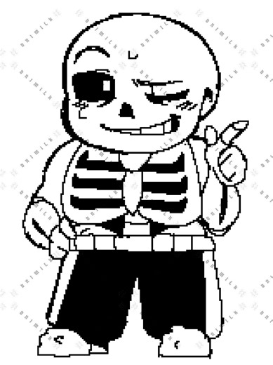Creative Undertale Fanart Featuring Sans