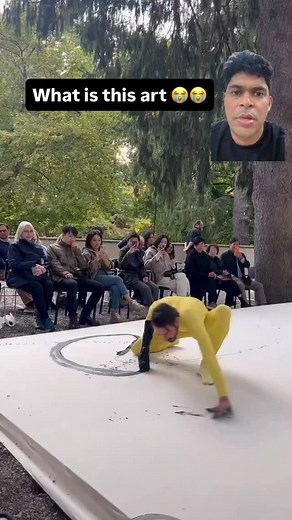 Is this painting art? Comedy. Standup comedy. Jokes. Indian standup comedian. Hindi comedy. Art. #comedy #standupcomedy #indiancomedian #hindicomedy #indianstandupcomedian #art | Rohit Shah