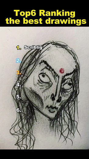 Ranking the best drawings.Which one do you like?#drawings #ranking #fyp