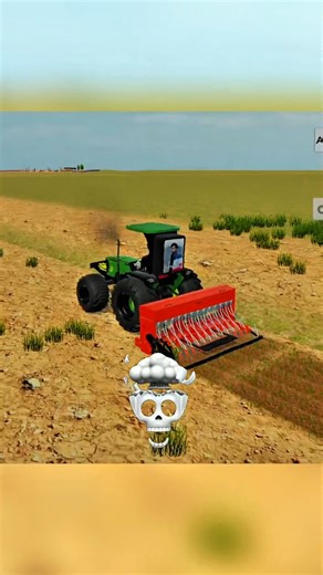 toachan king 👑 farming #shorts #shortfeed #song #indiantractor3d