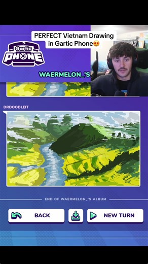 Vietnamese Landscape Drawing Process on Gartic Phone