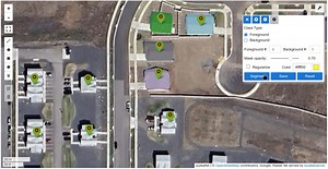 A brand-new feature is coming to the SAMGeo Python package: interactive remote-sensing image segmentation with point prompts powered by SAM 3. This update makes geospatial segmentation even more intuitive: simply place some markers on the map or provide a file path to a vector dataset of points, SamGeo will segment objects nicely for you. GitHub PR: https://github.com/opengeos/segment-geospatial/pull/448 | Qiusheng Wu