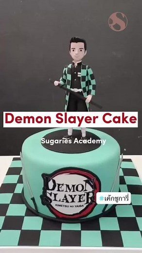 Demon Slayer Cake Tutorial: How to Make Tanjiro Cake in 3D