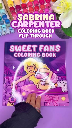 Sabrina Carpenter Inspired Coloring Book Launch