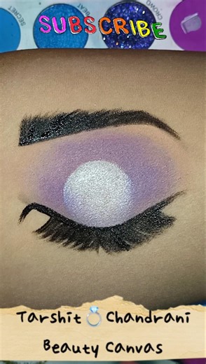 Lavender spotlight eye makeup tutorial for beginners | easy eye makeup #shorts #youtubeshorts